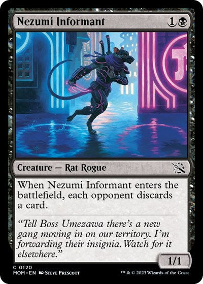 Nezumi Informant (March of the Machine) Light Play