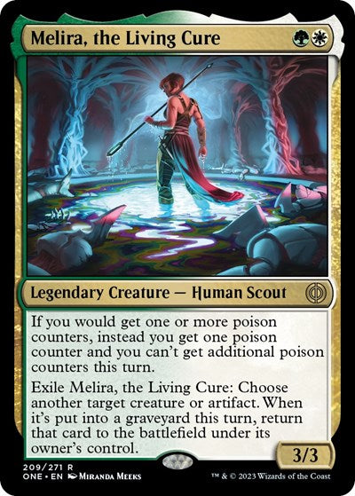 Melira, the Living Cure (Phyrexia: All Will Be One) Light Play