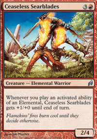 Ceaseless Searblades (Lorwyn) Medium Play