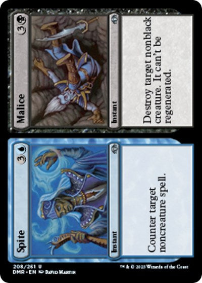 Spite / Malice (Dominaria Remastered) Light Play