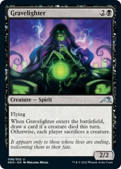 Gravelighter (Kamigawa: Neon Dynasty) Near Mint Foil