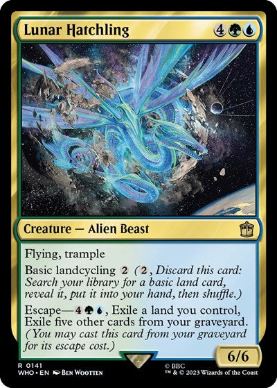 Lunar Hatchling (Universes Beyond: Doctor Who) Light Play Foil