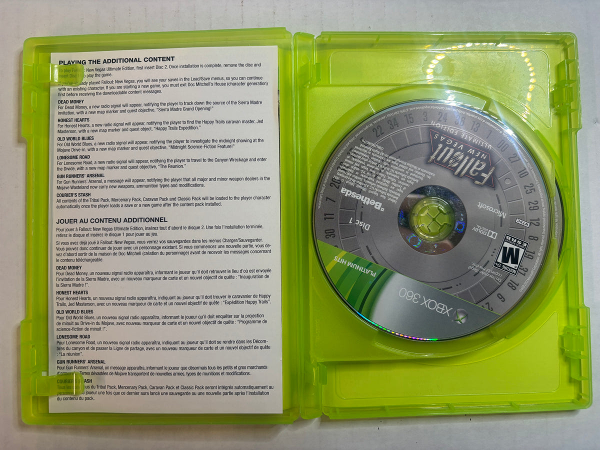 Fallout new Vegas ultimate edition (Xbox 360) (CIB) (Tested/Working)