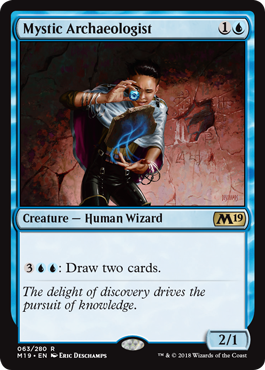 Mystic Archaeologist (Magic 2019 Core Set) Medium Play
