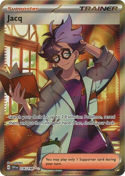 Jacq - 236 (Scarlet and Violet: Base Set) Light Play Holofoil