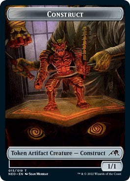 Construct Token (015) (Kamigawa: Neon Dynasty) Light Play