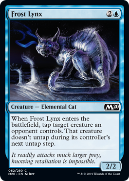 Frost Lynx (Magic 2020 Core Set) Light Play