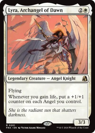 Lyra, Archangel of Dawn (Reality Fracture) Light Play
