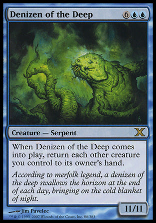 Denizen of the Deep (10th Edition) Heavy Play