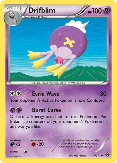 Drifblim (XY - Steam Siege) Medium Play