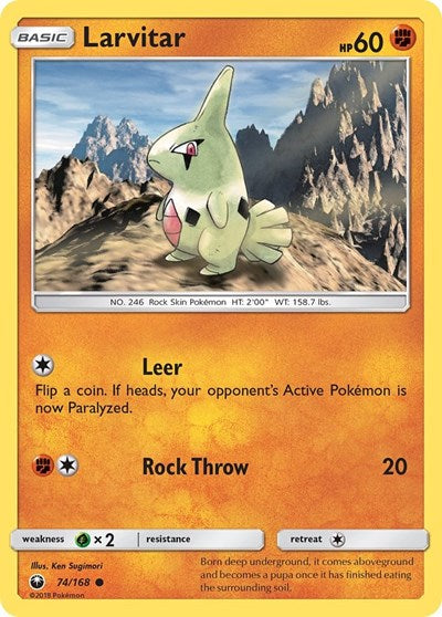 Larvitar (SM - Celestial Storm) Medium Play