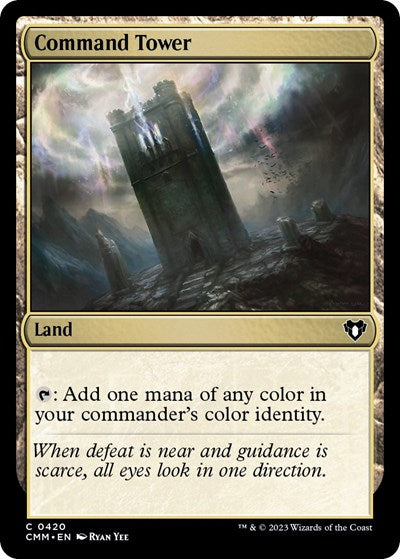 Command Tower (Commander Masters) Light Play