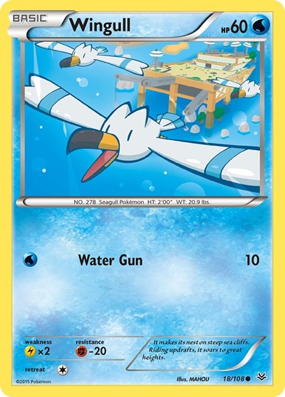 Wingull (XY Roaring Skies) Medium Play