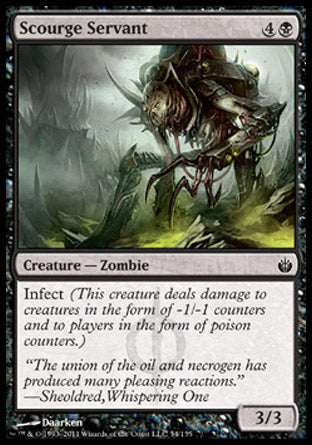 Scourge Servant (Mirrodin Besieged) Light Play
