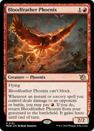 Bloodfeather Phoenix (March of the Machine) Light Play