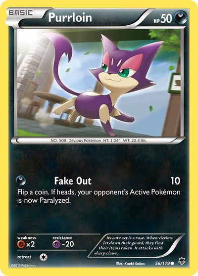 Purrloin (XY - Phantom Forces) Damaged / Poor