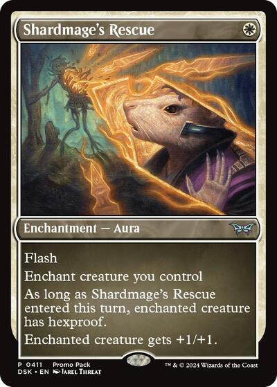 Shardmage's Rescue (Promo Pack: Duskmourn: House of Horror) Light Play Foil