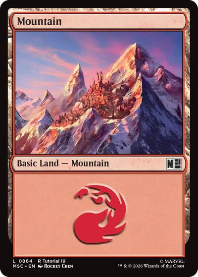 Mountain (0864) (Commander: Marvel Super Heroes) Light Play