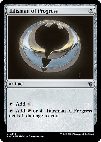 Talisman of Progress (Commander: Murders at Karlov Manor) Light Play
