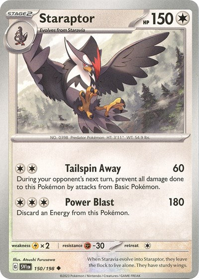 Staraptor (Scarlet and Violet: Base Set) Light Play