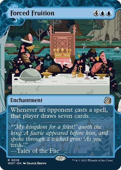Forced Fruition (Wilds of Eldraine: Enchanting Tales) Light Play