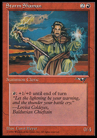 Storm Shaman (Green Robe) (Alliances) Light Play