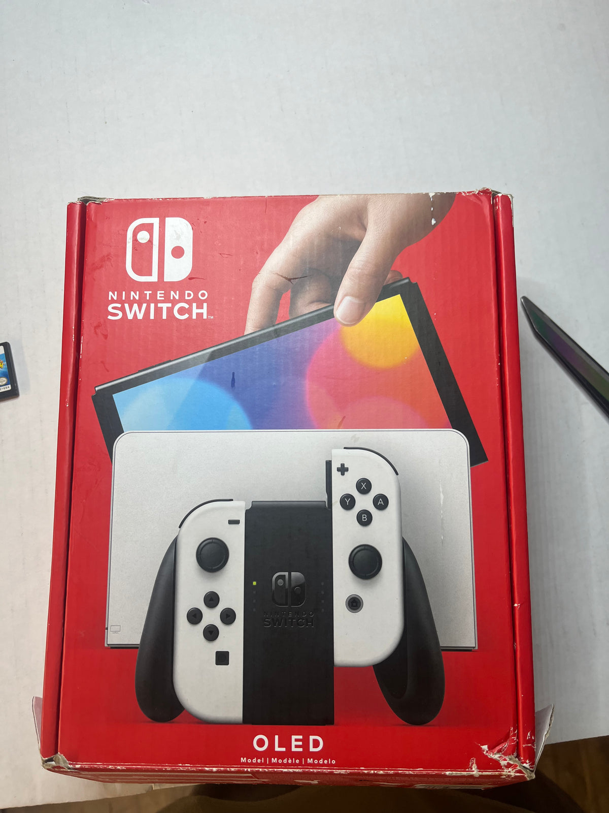 Nintendo Switch OLED with White Joy-Con