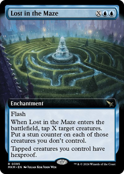 Lost in the Maze (Extended Art) (Murders at Karlov Manor) Light Play Foil