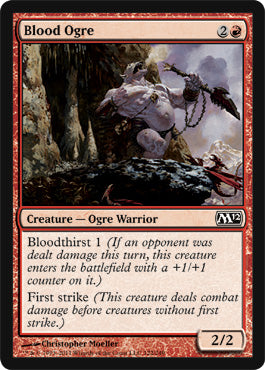 Blood Ogre (Magic 2012 Core Set) Light Play