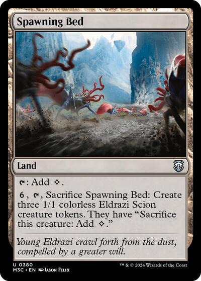Spawning Bed (Commander: Modern Horizons 3) Light Play