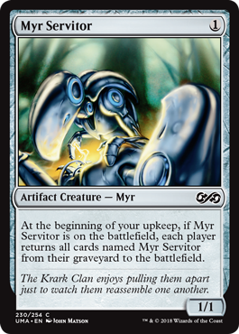 Myr Servitor (Ultimate Masters) Light Play