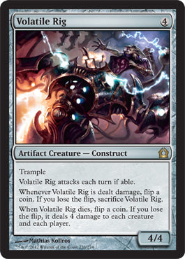 Volatile Rig (Return to Ravnica) Heavy Play