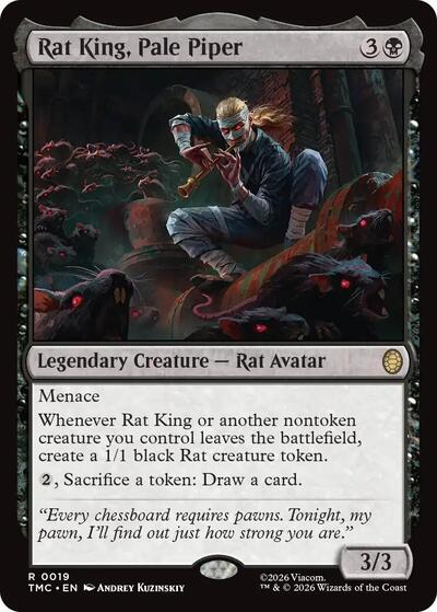 Rat King, Pale Piper (Commander: Teenage Mutant Ninja Turtles) Light Play
