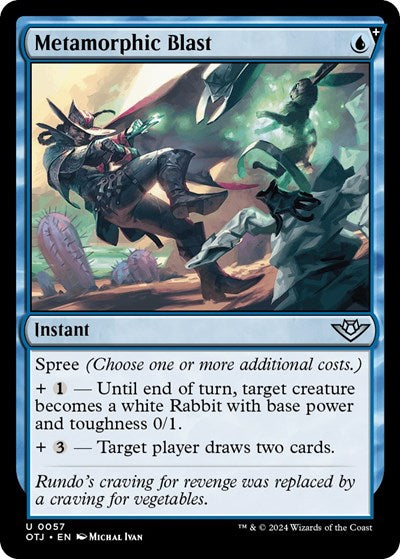 Metamorphic Blast (Outlaws of Thunder Junction) Light Play