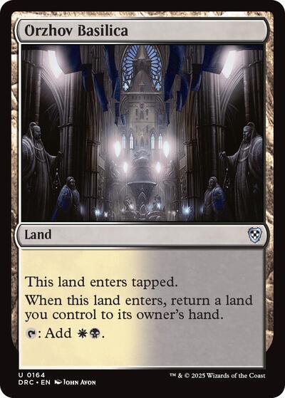 Orzhov Basilica (Commander: Aetherdrift) Light Play