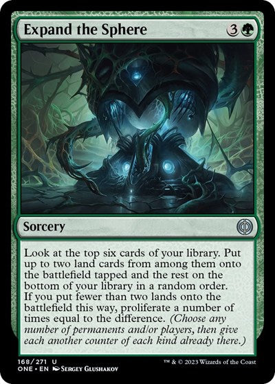 Expand the Sphere (Phyrexia: All Will Be One) Light Play Foil