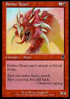 Ember Beast (Odyssey) Light Play