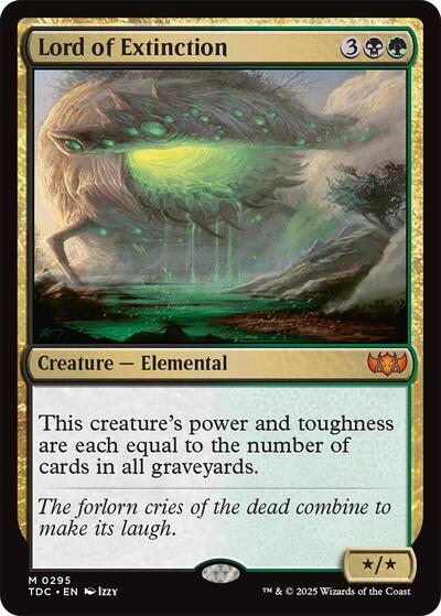 Lord of Extinction (Commander: Tarkir: Dragonstorm) Light Play