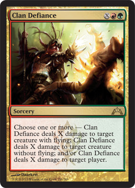 Clan Defiance (Gatecrash) Damaged / Poor