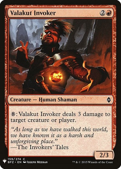 Valakut Invoker (Mystery Booster) Light Play