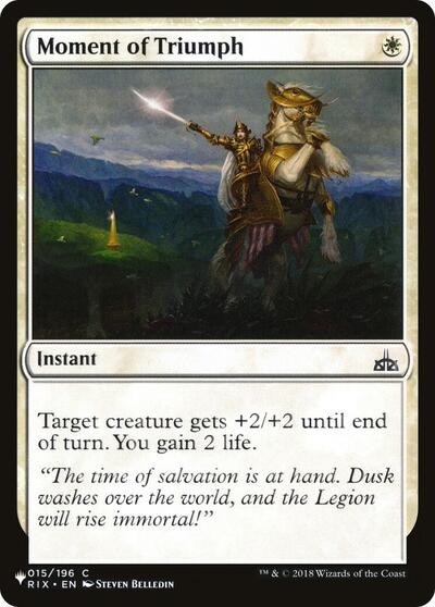 Moment of Triumph (The List) Light Play
