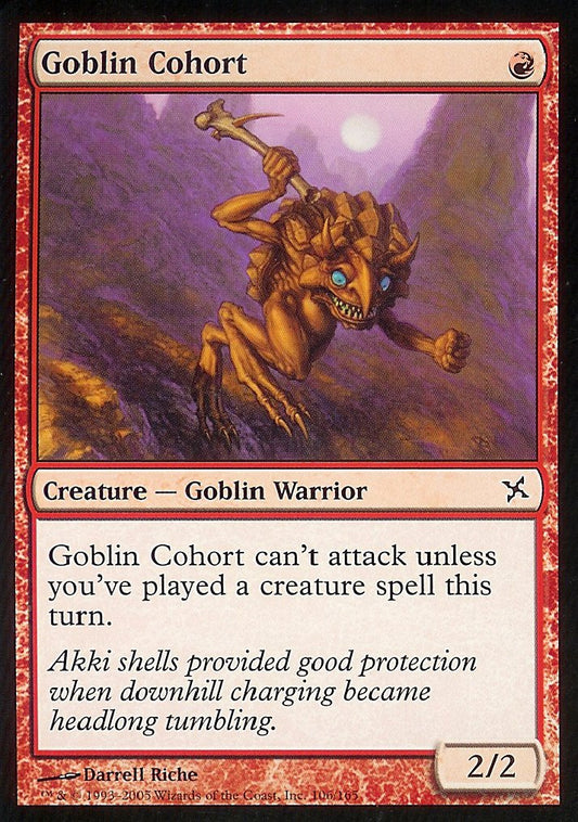 Goblin Cohort (Betrayers of Kamigawa) Light Play
