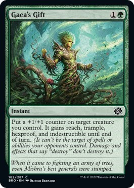 Gaea's Gift (The Brothers' War) Light Play