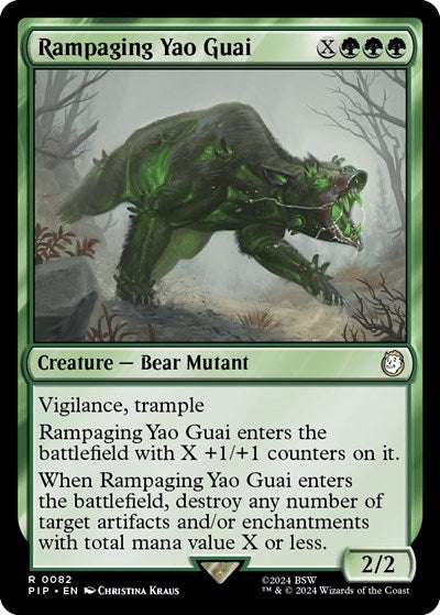 Rampaging Yao Guai (Universes Beyond: Fallout) Light Play