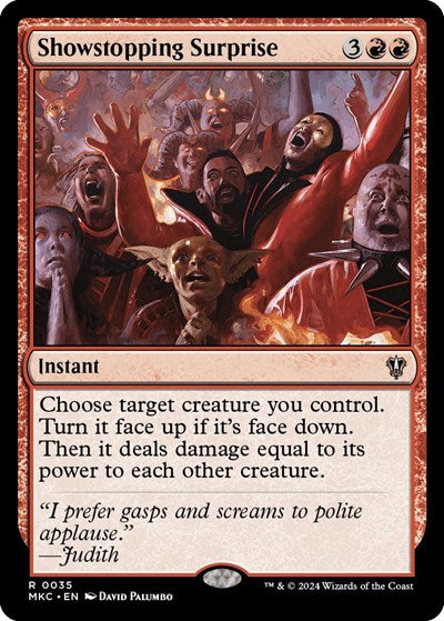 Showstopping Surprise (Commander: Murders at Karlov Manor) Light Play