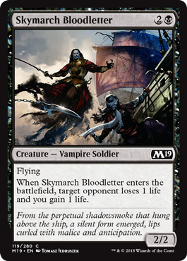 Skymarch Bloodletter (Magic 2019 Core Set) Light Play