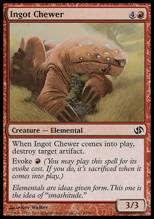 Ingot Chewer (Duel Decks: Jace vs Chandra) Damaged / Poor