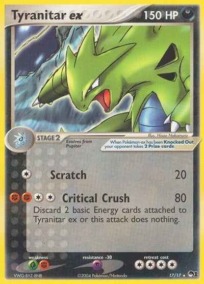 Tyranitar ex (Holo) (POP Series 1) Damaged / Poor Holofoil