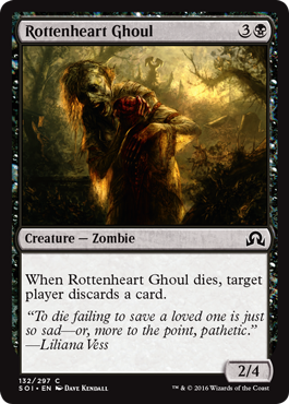 Rottenheart Ghoul (Shadows Over Innistrad) Light Play