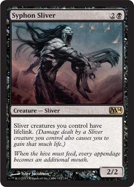 Syphon Sliver (Magic 2014 Core Set) Medium Play